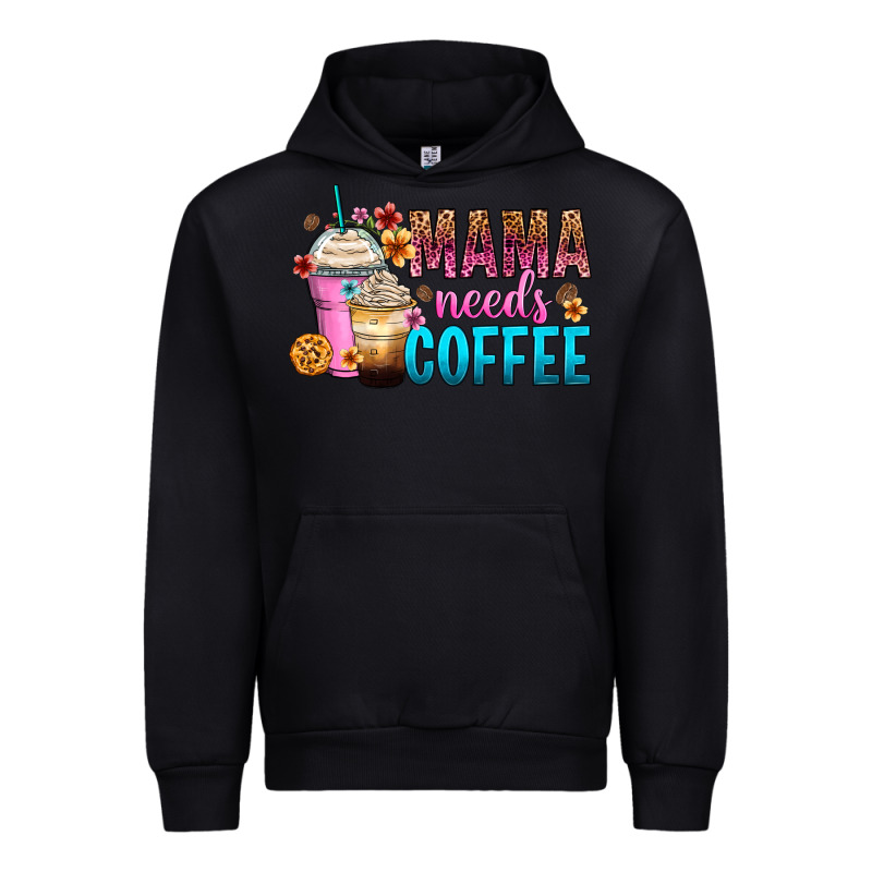 Mama Needs Coffee Urban Hoodie by Zillion Design Studio | Teevron