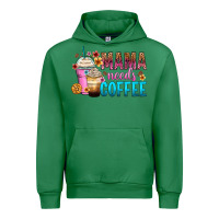 Emerald mama needs coffee Urban Hoodie - Zillion Design Studio