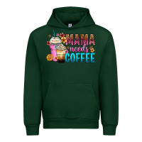 Foreset Green mama needs coffee Urban Hoodie - Zillion Design Studio