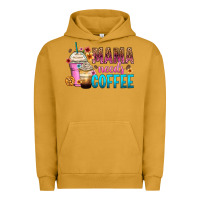 Pigment Peanut Butter mama needs coffee Urban Hoodie - Zillion Design Studio
