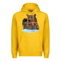 Lemon mama bear haunting fish Premium Hoodie - RanaPortraitStore