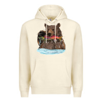 Sandshell mama bear haunting fish Premium Hoodie - RanaPortraitStore