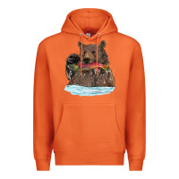 Carrot mama bear haunting fish Premium Hoodie - RanaPortraitStore