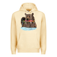 Pina Colada mama bear haunting fish Premium Hoodie - RanaPortraitStore