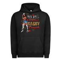 Pigment Black the heel i wont sassy cowgirls Urban Hoodie - texasbilliewilder