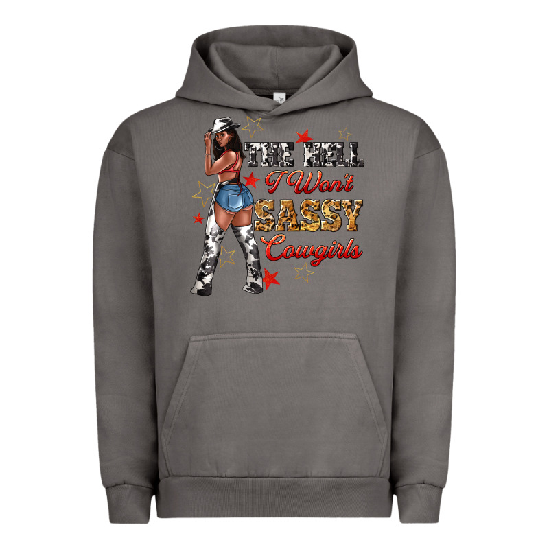 The Heel I Wont Sassy Cowgirls Urban Hoodie by texasbilliewilder | Teevron