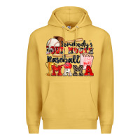 Antique Gold somebody's loud mouth baseball mama Premium Hoodie - Zillion Design Studio