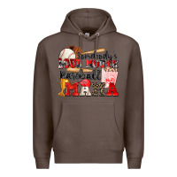 Coffee somebody's loud mouth baseball mama Premium Hoodie - Zillion Design Studio