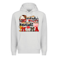 Dove Grey somebody's loud mouth baseball mama Premium Hoodie - Zillion Design Studio