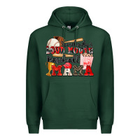 Sports Green somebody's loud mouth baseball mama Premium Hoodie - Zillion Design Studio