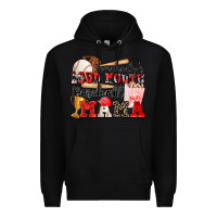 Black somebody's loud mouth baseball mama Premium Hoodie - Zillion Design Studio