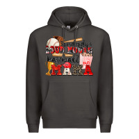 Smoke somebody's loud mouth baseball mama Premium Hoodie - Zillion Design Studio