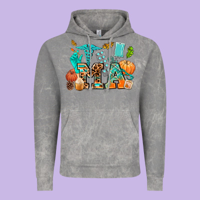Fall And Nurse Elements Medical Assistant Vintage Hoodie Designed By Adodesignshop