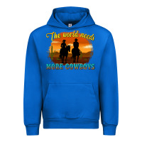 Cobalt the world needs more cowboys Urban Hoodie - texasbilliewilder