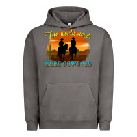 Pigment Tornado the world needs more cowboys Urban Hoodie - texasbilliewilder