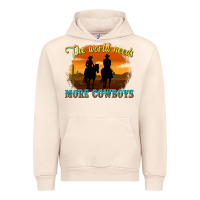 Sandshell the world needs more cowboys Urban Hoodie - texasbilliewilder