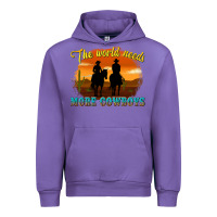 Tulip the world needs more cowboys Urban Hoodie - texasbilliewilder
