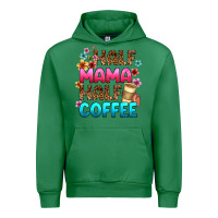 Emerald half mama half coffee Urban Hoodie - Zillion Design Studio