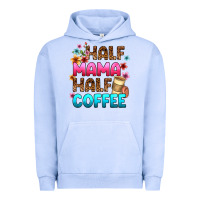 Pigment Grape Ice half mama half coffee Urban Hoodie - Zillion Design Studio