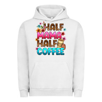 Pigment Lunar Rock half mama half coffee Urban Hoodie - Zillion Design Studio