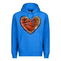 True Royal basketball heart Premium Hoodie - texasbilliewilder