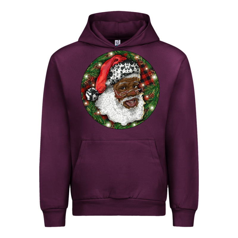 African American Santa Christmas Urban Hoodie by RanaPortraitStore | Teevron