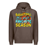 Coffee basketball is my favorite season Premium Hoodie - texasbilliewilder
