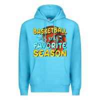Ocean Blue basketball is my favorite season Premium Hoodie - texasbilliewilder