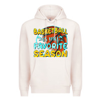 Pale Pink basketball is my favorite season Premium Hoodie - texasbilliewilder