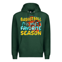 Sports Green basketball is my favorite season Premium Hoodie - texasbilliewilder