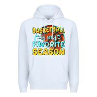White basketball is my favorite season Premium Hoodie - texasbilliewilder