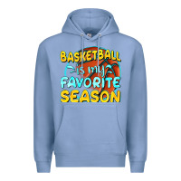 Colony Blue basketball is my favorite season Premium Hoodie - texasbilliewilder