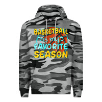 Slate Camo basketball is my favorite season Premium Hoodie - texasbilliewilder