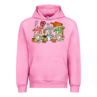 Fuchsia Pink bakery gnomes Urban Hoodie - Zillion Design Studio