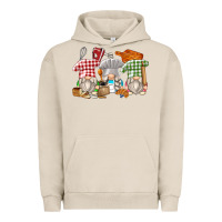 Pigment French Oak bakery gnomes Urban Hoodie - Zillion Design Studio