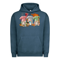 Pigment Midnight Navy bakery gnomes Urban Hoodie - Zillion Design Studio