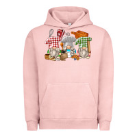 Pigment Salmon bakery gnomes Urban Hoodie - Zillion Design Studio