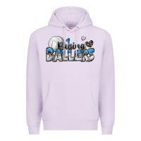 Lilac raising ballers volleyball Premium Hoodie - Zillion Design Studio