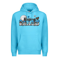 Ocean Blue raising ballers volleyball Premium Hoodie - Zillion Design Studio