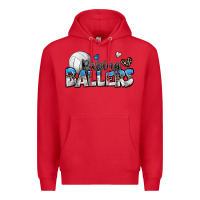 Red raising ballers volleyball Premium Hoodie - Zillion Design Studio