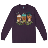 Plum western coffees Long Sleeve Tee - BarkalooDesign