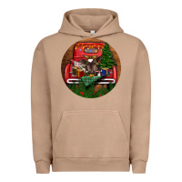 Pigment Burro Baby Cow Christmas Urban Hoodie - RanaPortraitStore