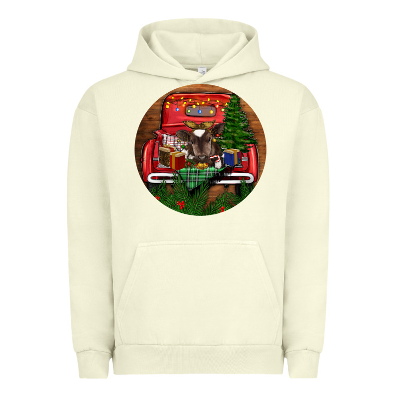 Baby Cow Christmas Urban Hoodie by RanaPortraitStore | Teevron