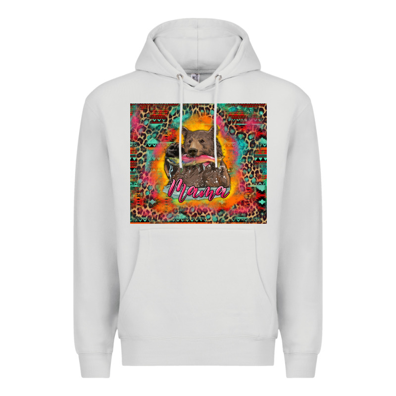 Mama Bear Leopard And Aztec Premium Hoodie by RanaPortraitStore | Teevron