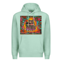 Seafoam mama bear leopard and aztec Premium Hoodie - RanaPortraitStore