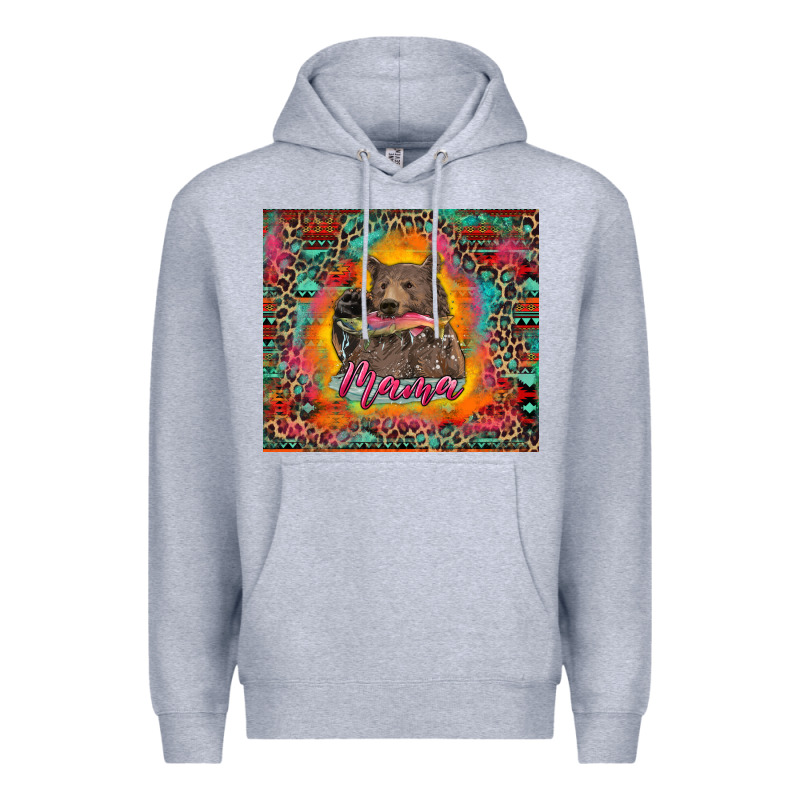 Mama Bear Leopard And Aztec Premium Hoodie by RanaPortraitStore | Teevron