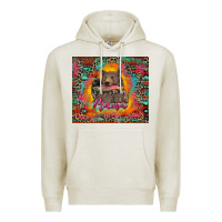 Oatmeal Heather mama bear leopard and aztec Premium Hoodie - RanaPortraitStore