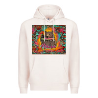 Pale Pink mama bear leopard and aztec Premium Hoodie - RanaPortraitStore