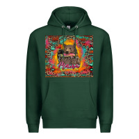Sports Green mama bear leopard and aztec Premium Hoodie - RanaPortraitStore