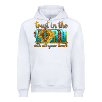 White trust in the lord with all your heart Urban Hoodie - texasbilliewilder